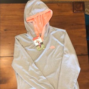 New with tags!!  Hooded North Face pullover